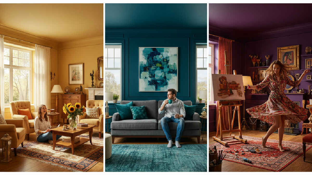 cores para pintar parede sala - A Psicologia das Cores e a Personalidade do Seu Lar